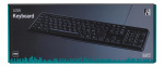 DELTACO tastatur, nordisk layout, USB, sort