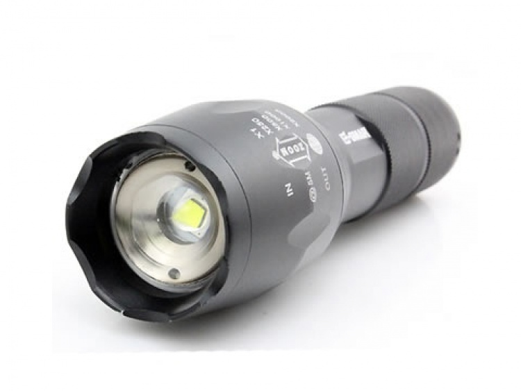 Zoombar lommelygte CREE XM-L2, 1400LM