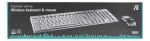 DELTACO trådløst tastatur og mus, USB nano modtagere, 10m, nordisk,