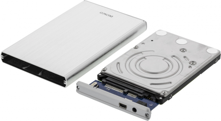 DELTACO eksternt kabinet til 1x2,5