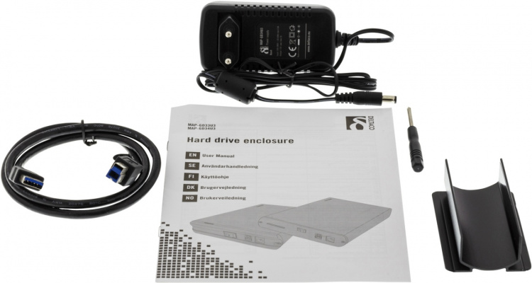 DELTACO eksternt kabinet til 1x3,5