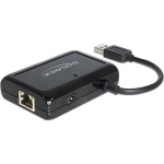 DeLOCK USB 3.0 Hub + Gigabit LAN, ekstern 3-port USB 3.0 hub med Gigab