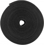 DELTACO burrebånd, 5m, 10mm, sort