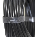 DELTACO burrebånd, 5m, 10mm, sort