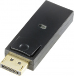 DELTACO DisplayPort til HDMI m lyd, Fuld HD i 60Hz, sort