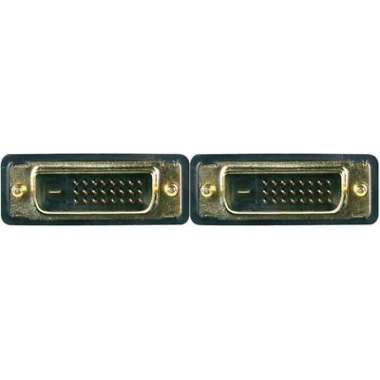 DELTACO DVI monitorkabel Dual Link, DVI-D han - han 10m