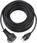 Brennenstuhl jordet forlængerkabel af gummi, CEE 7/7 til CEE 7/4 (Sch