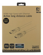 DELTACO <b>aktivt HDMI kabel</b>, HDMI High Speed with Ethernet, HDMI