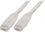 DELTACO U/UTP Cat5e patchkabel, 10m, hvid