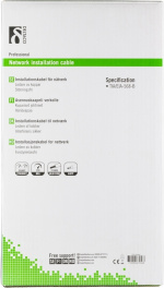 DELTACO UTP installationskabel, Cat6, LSZH, 305m, hvid