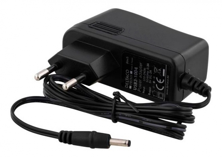 DELTACO PRIME aktiv USB 3.0-forlængerkabel, Type A han - hun, 7m, sort