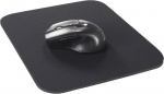 DELTACO, Musemåtte, stofbeklædt gummi, 6mm sort