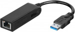 D-Link USB 3.0 netværksadapter, 10/100/1000Mbps, 1xRJ45, 1xUSB3.0 Typ