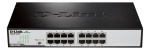 D-Link switch, 16x10/100/1000Mbps, RJ45