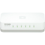 D-link 5-Port Ethernet Easy Desktop Switch, 5-port 10/100Mbps, hvid