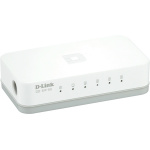 D-link 5-Port Ethernet Easy Desktop Switch, 5-port 10/100Mbps, hvid