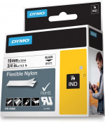 DYMO Rhino Professional, mærkbar fleksibel nylontape, 19 mm, sort tek