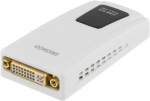 DELTACO PRIME USB 3.0 til DVI/HDMI/VGA-adapter, fungerer som et ekstr