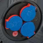 Brennenstuhl kabeltromle med <b>3</b>xCEE 7/4 udtag, 1xCEE 7/7 tilslut