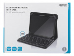 DELTACO Fodral og Bluetooth tastatur til 10