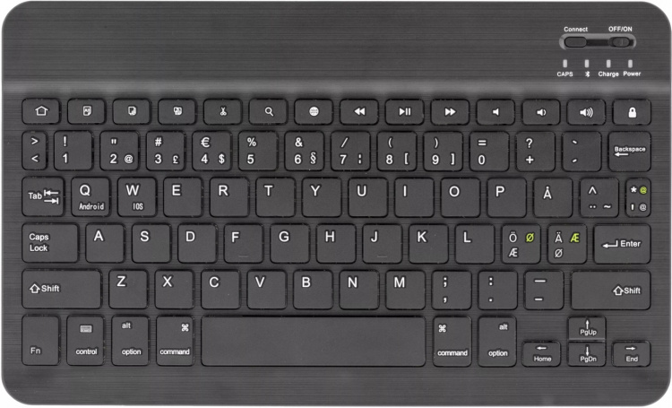 DELTACO Fodral og Bluetooth tastatur til 10
