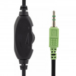 DELTACO Stereo Headphones , volumekontrol, 1x 3,5mm, ca 2m kabel