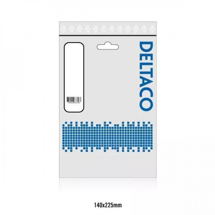 DELTACO,USB 3.0 kabel, USB-A han - USB-B han, 2m, sort