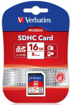 Verbatim memorykort, SDHC, 16GB, Secure Digital High-Capacity,