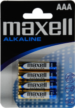 Maxell Alkaline, LR03 / AAA batterier, alkaliske 1,5V, 4-pak
