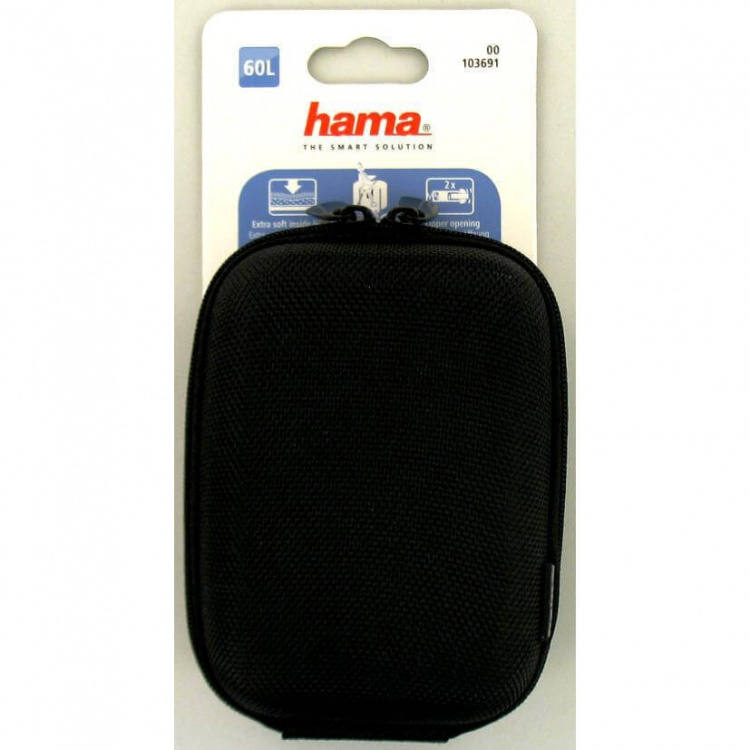 Hama Kamerataske Hardcase Colour Style 60L Sort
