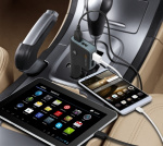 Technaxx bilholder til smartphones + biloplader med 4x USB-port (TE08) Technaxx bilholder til smartphones + biloplader med 4x USB-port (TE08)