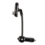 FM-sender med Bluetooth-håndfri og biloplader, Sort