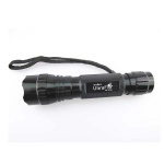 CREE lommelygte med SOS-rækkevidde, 600lm, Sort