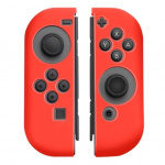 Silikonegreb til Joy-Con controller, Nintendo Switch, Rød Silikonegreb til Joy-Con controller, Nintendo Switch, Rød