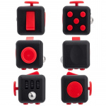 Fidget Cube, Sort/Rød