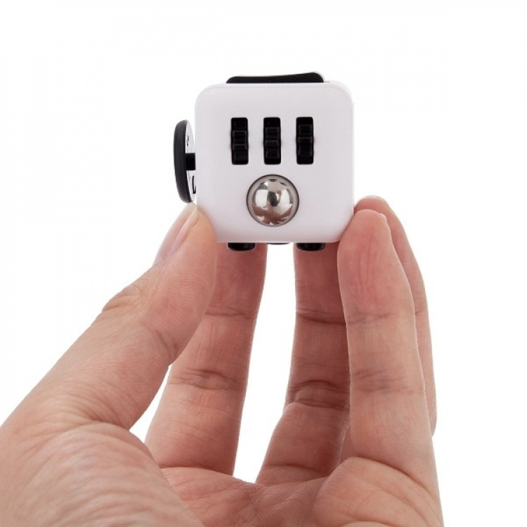 Fidget Cube, Hvid/Sort