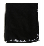 Nightingale Fleece Poncho, sort