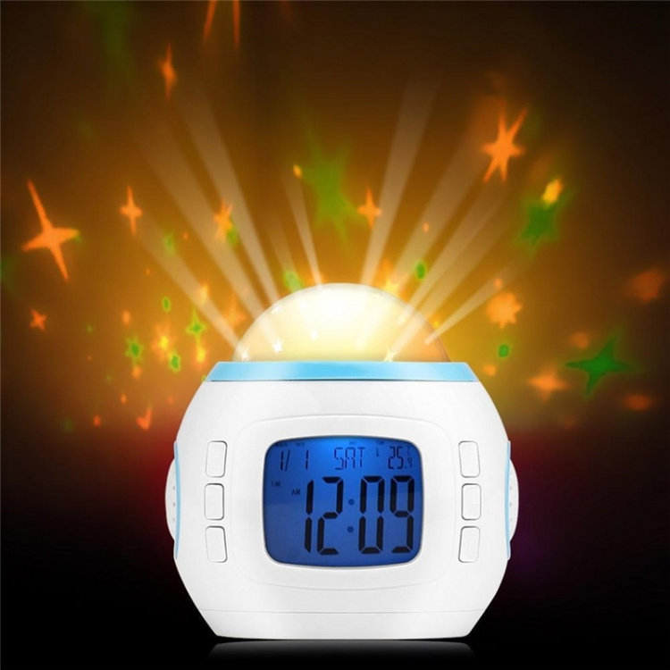 Vækkeur med natlys og musik, Stjerner