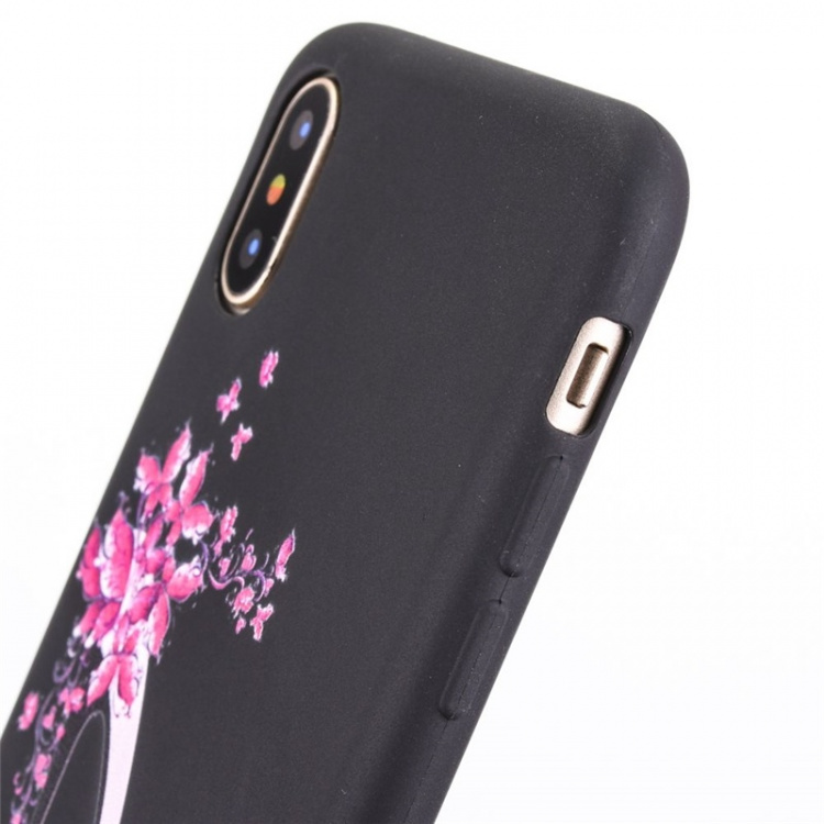 Bagcover til iPhone X/XS, høj hæl