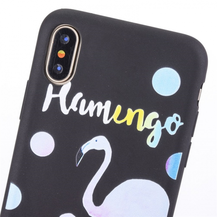 Bagcover til iPhone X/XS, Flamingo