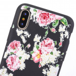 Bagcover til iPhone X/XS, Blomster