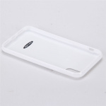 Blødt TPU-etui til iPhone X/XS, hvid marmor