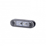 Sidemarkerings-/positionslys - Hvid LED 12/24V