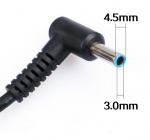 AC-adapter til HP 19,5V 2,31A 45W, 4,5x3,0