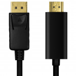 LogiLink DisplayPort 1.2 -> HDMI 1.4 4K 2m Sort