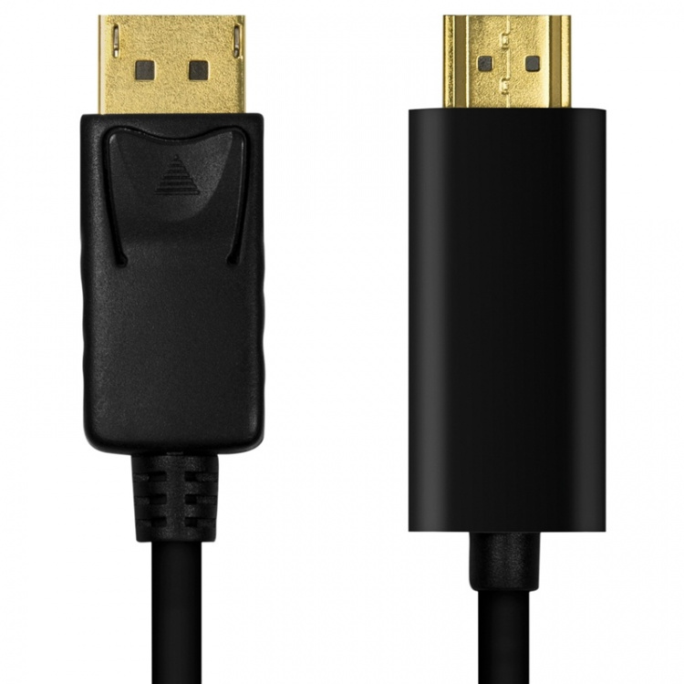 LogiLink DisplayPort 1.2 -> HDMI 1.4 4K 2m Sort