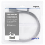 LogiLink DisplayPort 1.2 -> HDMI 1.4 4K 2m Sort
