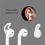 Silikonesæt til Airpods, silikoneetui, rem, silikoneørepropper, karabinhage, rød