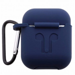 Silikonesæt til Airpods, silikoneetui, rem, silikoneørepropper, karabinhage, Mari