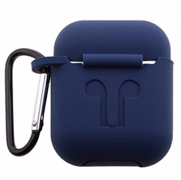 Silikonesæt til Airpods, silikoneetui, rem, silikoneørepropper, karabinhage, Mari